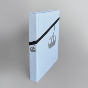 cuaderno de tapa dura "teleférico" hojas en blanco / azul claro / 11 x 15 cm :: imagen 9