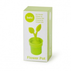 infusor para té "flower pot" / verde lima :: imagen 3