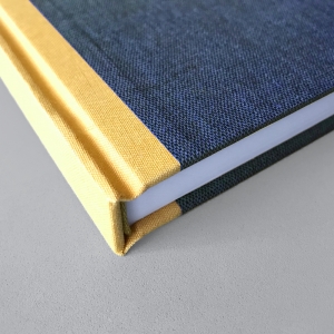 cuaderno de tapa dura "clásico" hojas en blanco / azul / 11 x 15 cm :: imagen 8