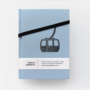 cuaderno de tapa dura "teleférico" hojas en blanco / azul claro / 11 x 15 cm :: imagen 13