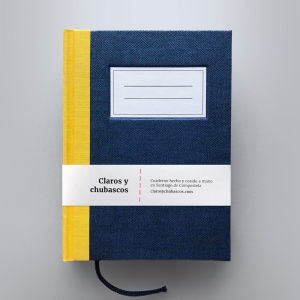 cuaderno de tapa dura "clásico" hojas en blanco / azul / 11 x 15 cm :: imagen 9