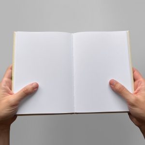 cuaderno de tapa dura "confeti" hojas en blanco / crema / 15 x 21 cm :: imagen 4