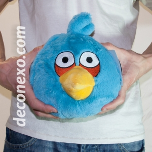 peluche angry birds "pájaro" / azul / 20 cm :: imagen 2