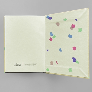 cuaderno de tapa dura "confeti" hojas en blanco / crema / 15 x 21 cm :: imagen 5