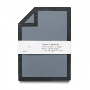 cuaderno de tapa blanda "file" hojas en blanco / gris oscuro / 10 x 14 cm :: imagen 9