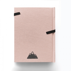 cuaderno de tapa dura "teleférico" hojas en blanco / salmón / 11 x 15 cm :: imagen 3
