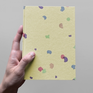 cuaderno de tapa dura "confeti" hojas en blanco / crema / 15 x 21 cm :: imagen 6