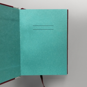 cuaderno de tapa dura "clásico" hojas en blanco / granate / 11 x 15 cm :: imagen 3