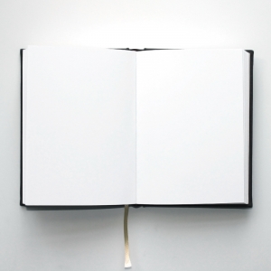 cuaderno de tapa dura "marrón y beige" hojas en blanco / 11 x 15 cm :: imagen 4