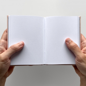 cuaderno de tapa dura "teleférico" hojas en blanco / salmón / 11 x 15 cm :: imagen 5