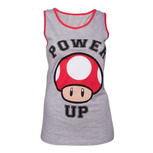 camiseta de tirantes para chica - nintendo "red mushroom" / Talla S :: imagen 1