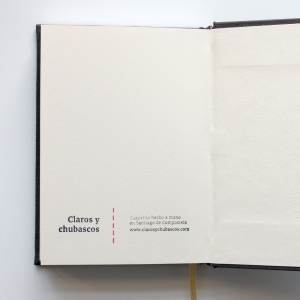 cuaderno de tapa dura "marrón y beige" hojas en blanco / 11 x 15 cm :: imagen 5
