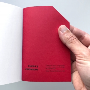 cuaderno de tapa blanda "file" hojas en blanco / rojo / 10 x 14 cm :: imagen 4