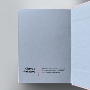 cuaderno de tapa dura "teleférico" hojas en blanco / salmón / 11 x 15 cm :: imagen 6
