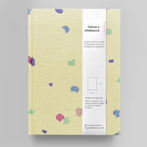cuaderno de tapa dura "confeti" hojas en blanco / crema / 15 x 21 cm :: imagen 9