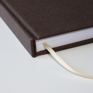 cuaderno de tapa dura "marrón y beige" hojas en blanco / 11 x 15 cm :: imagen 6