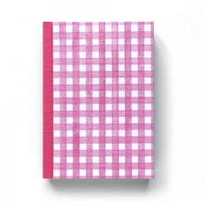 cuaderno "picnic" hojas en blanco / rosa fucsia y verde / 10 x 14 :: imagen 1