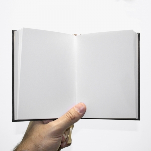 cuaderno de tapa dura "marrón y beige" hojas en blanco / 11 x 15 cm :: imagen 7
