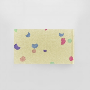 cuaderno de tapa dura "confeti" hojas en blanco / crema / 15 x 8,5 cm :: imagen 2