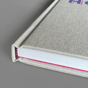 cuaderno de tapa dura "hola / adiós" hojas en blanco / gris / 11 x 15 cm :: imagen 8
