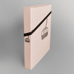 cuaderno de tapa dura "teleférico" hojas en blanco / salmón / 11 x 15 cm :: imagen 9