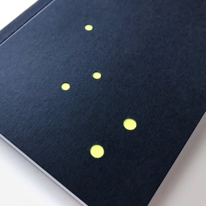 cuaderno de tapa blanda "constelación osa menor" hojas en blanco / negro / 10 x 14 cm :: imagen 6