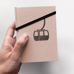 cuaderno de tapa dura "teleférico" hojas en blanco / salmón / 11 x 15 cm :: imagen 10