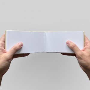 cuaderno de tapa dura "confeti" hojas en blanco / crema / 15 x 8,5 cm :: imagen 4