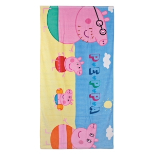 toalla de playa peppa pig "family" :: imagen 1