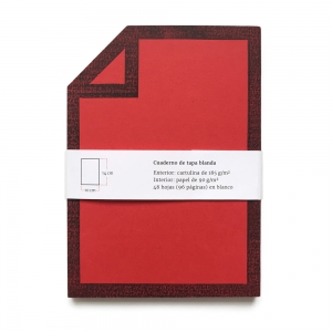 cuaderno de tapa blanda "file" hojas en blanco / rojo / 10 x 14 cm :: imagen 9