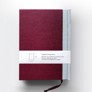 cuaderno de tapa dura "clásico" hojas en blanco / granate / 11 x 15 cm :: imagen 10