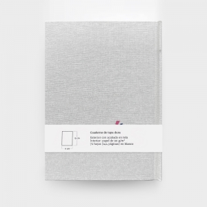 cuaderno de tapa dura "hola / adiós" hojas en blanco / gris / 11 x 15 cm :: imagen 11