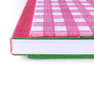 cuaderno "picnic" hojas en blanco / rosa fucsia y verde / 10 x 14 :: imagen 6