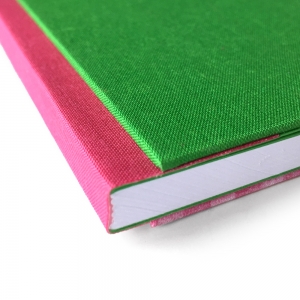 cuaderno "picnic" hojas en blanco / rosa fucsia y verde / 10 x 14 :: imagen 7