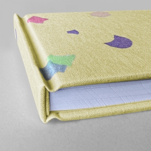 cuaderno de tapa dura "confeti" hojas en blanco / crema / 15 x 8,5 cm :: imagen 7