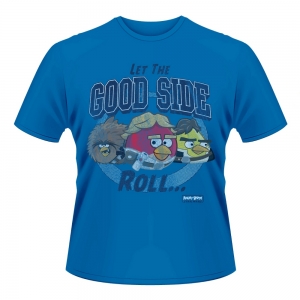camiseta angry birds star wars "let the good side roll" / Talla S :: imagen 1