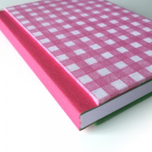 cuaderno "picnic" hojas en blanco / rosa fucsia y verde / 10 x 14 :: imagen 8