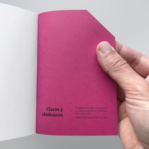 cuaderno de tapa blanda "file" hojas en blanco / rosa fucsia / 10 x 14 cm :: imagen 4