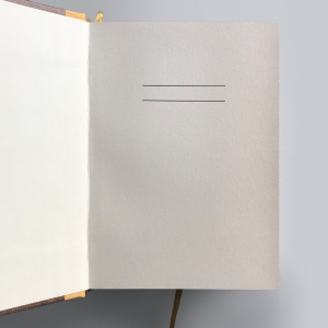 cuaderno de tapa dura "clásico" hojas en blanco / marrón / 11 x 15 cm :: imagen 3