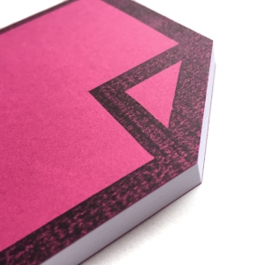cuaderno de tapa blanda "file" hojas en blanco / rosa fucsia / 10 x 14 cm :: imagen 5
