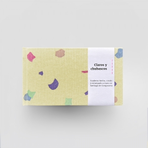 cuaderno de tapa dura "confeti" hojas en blanco / crema / 15 x 8,5 cm :: imagen 9