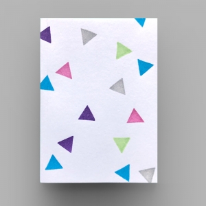 cuaderno de tapa blanda "fiesta" hojas en blanco / blanco / 10 x 14 cm :: imagen 1