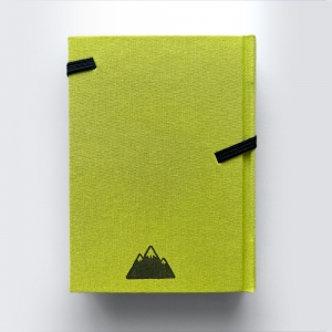 cuaderno de tapa dura "teleférico" hojas en blanco / verde pistacho / 11 x 15 cm :: imagen 3
