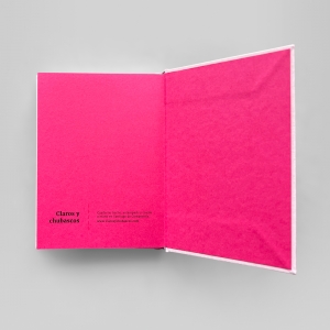 cuaderno de tapa dura "hola / adiós" hojas en blanco / rosa / 11 x 15 cm :: imagen 6