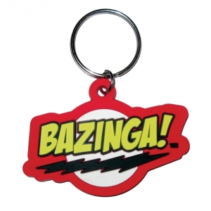 llavero de caucho the big bang theory "bazinga" :: imagen 1