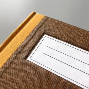 cuaderno de tapa dura "clásico" hojas en blanco / marrón / 11 x 15 cm :: imagen 7