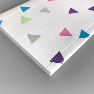 cuaderno de tapa blanda "fiesta" hojas en blanco / blanco / 10 x 14 cm :: imagen 4