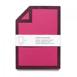 cuaderno de tapa blanda "file" hojas en blanco / rosa fucsia / 10 x 14 cm :: imagen 9