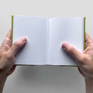 cuaderno de tapa dura "teleférico" hojas en blanco / verde pistacho / 11 x 15 cm :: imagen 5