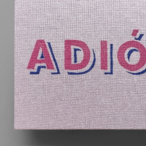 cuaderno de tapa dura "hola / adiós" hojas en blanco / rosa / 11 x 15 cm :: imagen 9